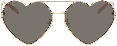 gucci herz sonnenbrille|gucci brille gross.